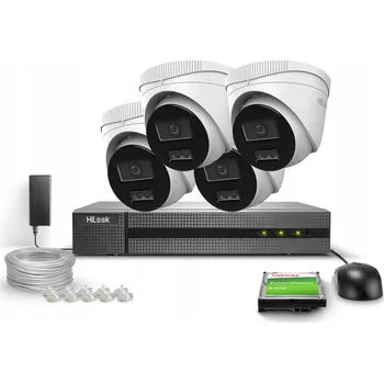 Bezpečnostní kamera HiLook Sada IP kamer 2MPx Full HD HybridLight IR30m Vzdálený náhled 1TB
