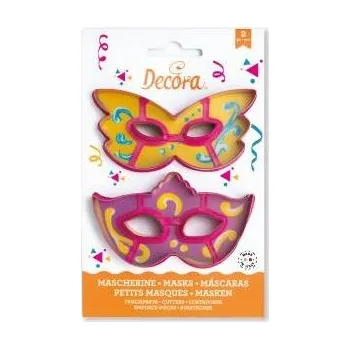 Vykrajovátko Vykrajovátka karnevalové masky 2ks - Decora