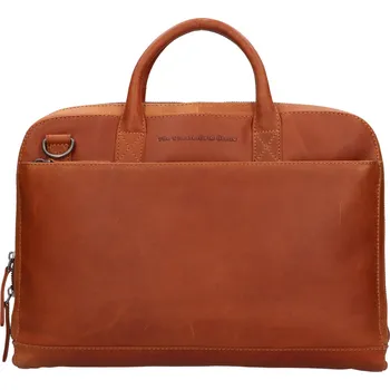Pánská aktovka Kožená taška na notebook The Chesterfield Brand Tilbury - koňak