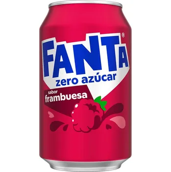 Limonáda Fanta Frambuesa Zero Sugar 330ml