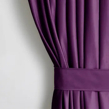 Závěs Závěs AmeliaHome Velvet 140x245 cm švestkový, velikost 140x245