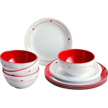 Kempingové nádobí Melaminová sada nádobí Brunner Cosmic 12 ks