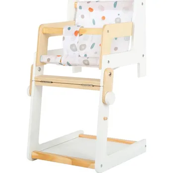 Výuková hračka small foot Multifunkční židlička pro panenky Little Button - poškozený obal