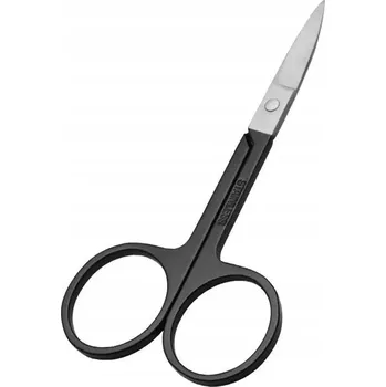 Nůžky na nehty manikúrní rovné 9 cm, Černá