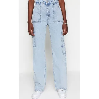 Dámské džíny Džíny trendyol Hellblau 4150809 40