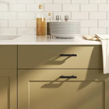 Nábytkové kování Nábytkové úchytky 10 ks černé 64 mm nerezová ocel - 8721012192089