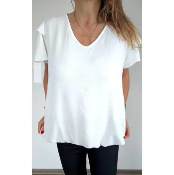 Dámská halenka Made in Italy Dámská halenka ALESSIA UNI, barva bílá