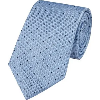Kravata Charles Tyrwhitt Spot Silk Tie — Sky
