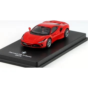 autíčko Ferrari F8 Tributo 2019 1:64 - Centauria časopis s modelem Ferrari F8 - kovový model