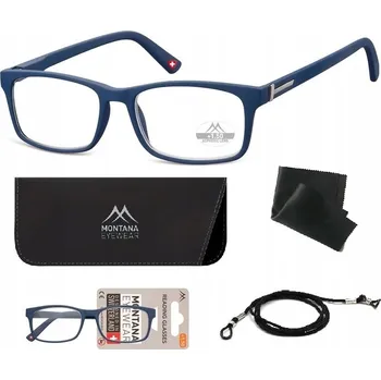 Brýle na čtení DIOPTRICKÉ BRÝLE PLUSY PRO ČTENÍ POČÍTAČE POUZDRO UTĚRKA NA ŠŇŮRKU +2.5