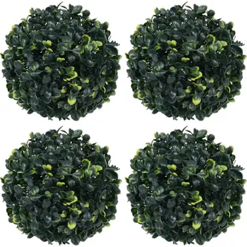umělá květina Umělé buxus koule 4 ks 12 cm - 8720286192825
