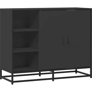 Příborník do zásuvky Příborník černý 92 x 35 x 76 cm kompozitní dřevo - 8721102840784