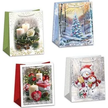 Dárková taška ARGUS Dárková papírová taška (19 x 23 cm) mix 12 ks 08430002