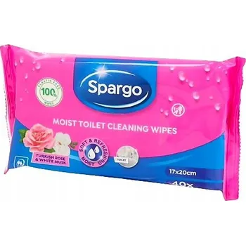 Vlhčené čisticí vlhčené ubrousky Spargo 0,1 l