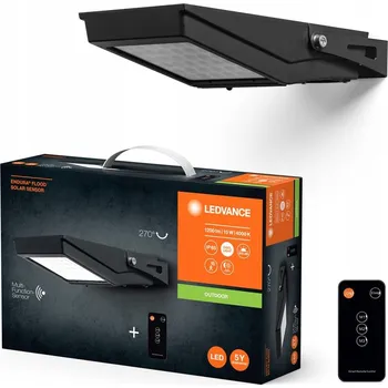 Ledvance solární LED reflektor 10W 4000K se senzorem