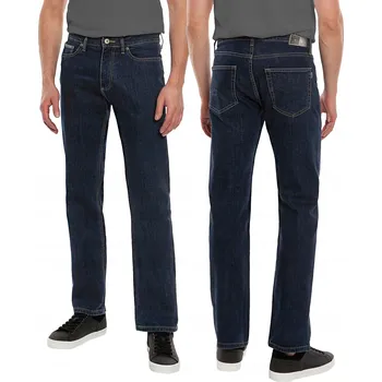 Pánské džíny Megi collection Džíny zateplené fleecem na podzim/zimu, pánské rovné džíny, velikost 33/30