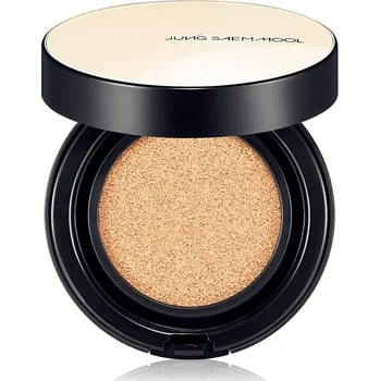 Přípravek na tvář JUNG SAEM MOOL Essential Skin Nuder Cushion rozjasňující make-up pro přirozený vzhled SPF 50+ odstín Light 14 g
