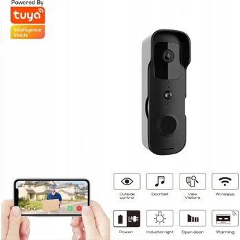 Bezpečnostní kamera WIFI VIDEOZVONEK KAMERA 2MPX DOMOVNÍ ZVONEK TUYA SMART LIVE