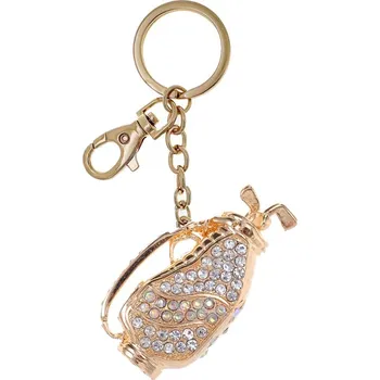 Bonbon Přívěsek na klíče zlatý golf