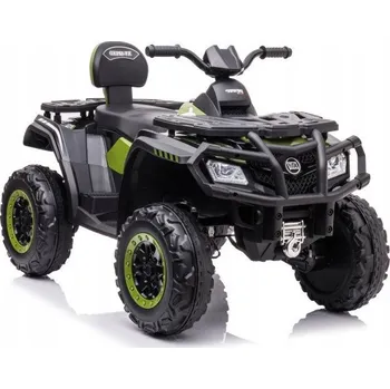 Dětské elektrovozidlo ČTYŘKOLKA NA AKUMULÁTOR 24V VÝKONNÉ AUTÍČKO PRO DĚTI MASKÁČOVÝ ZELENÁ