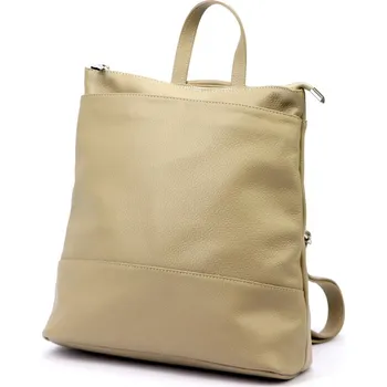 Městský batoh Dámský kožený batoh Luka béžový KZ2257351 10l