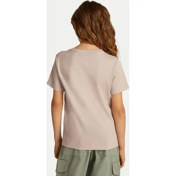 Pánské tričko Calvin Klein Jeans T-Shirt IU0IU00683 Béžová Regular Fit 8Y