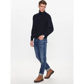 Pánský svetr Paul&Shark Rolák 13311014 Tmavomodrá Regular Fit XXL