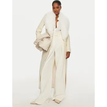 Dámský kabát YES LONDON Vlněný kabát CD1184/ECO Écru Regular Fit 46