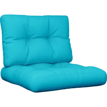 Podsedák Podušky na palety 2 ks tyrkysové textil - 8720845701048