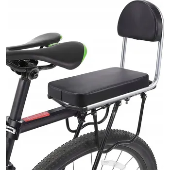 Polštář CYKLISTICKÉ VYBAVENÍ ZADNÍ POLŠTÁŘ S OPĚRKOU 27CM ČERNÝ HOUBIČKA