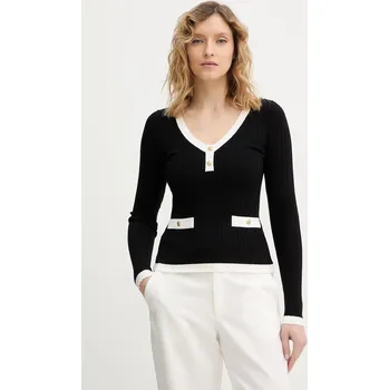 Pánský svetr Svetr Guess LAUREL W6RR26.Z3HP2 černá 99X, vel. M