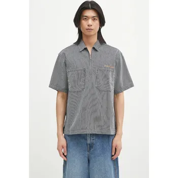 Pánské tričko Bavlněné polo tričko No Problemo Mini Problemo SS Work Shirt - Denim NP4011303 námořnická modř 59X, vel. L