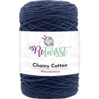 Příze ReTwisst Chainy Cotton 12 tmavě modrá