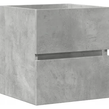 Koupelnový nábytek Skříňka pod umyvadlo závěsná šedo-betonová 41 x 38,5 x 45 cm