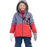 Dívčí lyžařská bunda COLOR KIDS-Ski Jacket - Colorblock-5380-Diva Pink Růžová 104