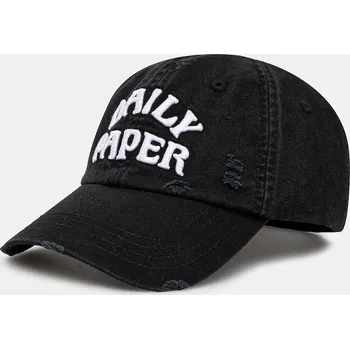Kšiltovka Bavlněná baseballová čepice Daily Paper Dias Arch Stack Cap 2511169 černá 99X, vel. ONE SIZE