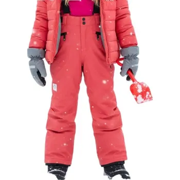 Snowboardové kalhoty Dívčí lyžařské kalhoty COLOR KIDS-Ski Pants W. Pockets-5380-Diva Pink Růžová 122
