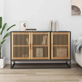 Příborník do zásuvky Příborník černý 105 x 30 x 65 cm kompozitní dřevo - 8720845726348