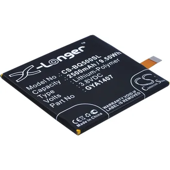 Baterie pro mobilní telefon Baterie Cameron Sino CS-BQ500SL, Li-Polymer, 2500