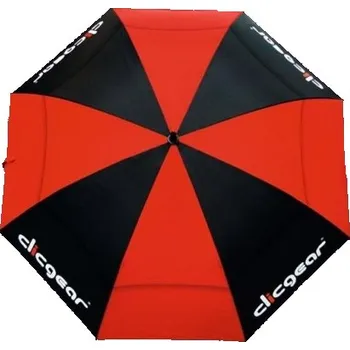 Deštník Clicgear Clicgear Dual Canopy golfový deštník 68" BLACK/RED