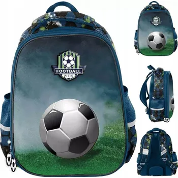 Školní batoh Vícekomorový Školní batoh Paso, černá a zelená barva