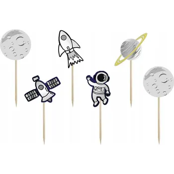 Obraz Párátka/Zapichovátka Kosmos na narozeniny 7cm 6 Ks