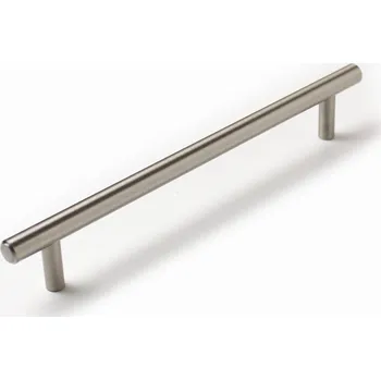 Nábytkové kování 63825 - HRAZDA úchytka 10/160mm broušený nikl (63825 - HRAZDA úchytka 10/160mm broušený nikl)