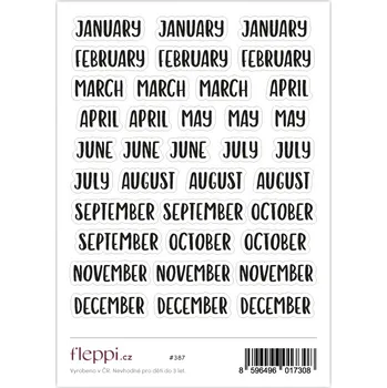 samolepka Fleppi Samolepka Měsíce - AJ verze