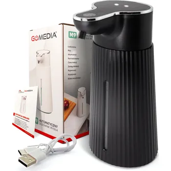 Dávkovač mýdla Dávkovač GoMedia na desku černý 400 ml akumulátorový