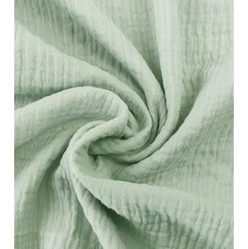 Látka metráž mušelín plenkovina mentolová | RTex