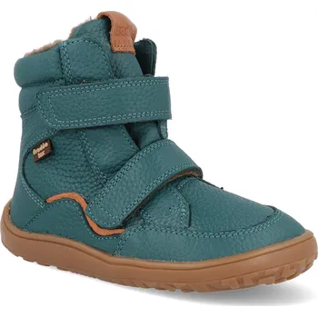 Dívčí zimní obuv Barefoot zimní boty Froddo - Winter Tex Petroleum zelené Velikost: 31