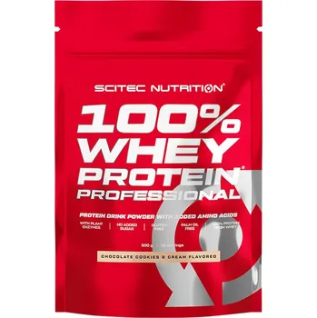 Fitness strava Scitec Nutrition Scitec 100% Whey Protein Professional 500 g Příchuť: Čokoládové sušenky