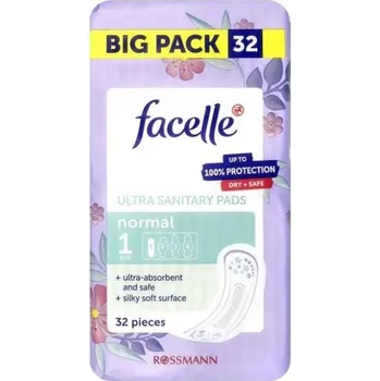 FACELLE Hygienické vložky, ultra normal 32 ks velikost 1
