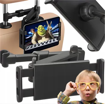 DRŽÁK TELEFONU DO AUTA NA SEDADLO NASTAVITELNÝ ČERNÝ MONTESSA